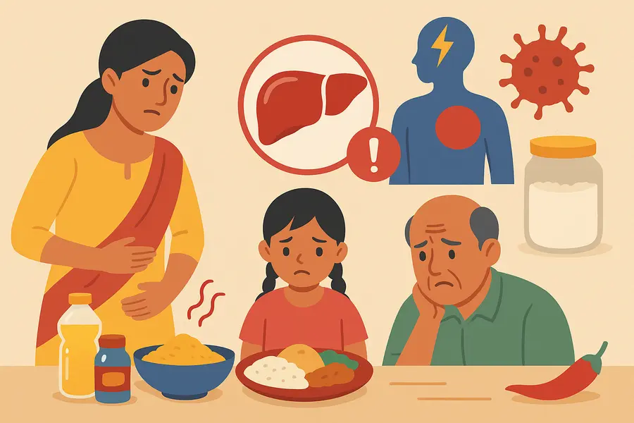 How does food adulteration impact health in Indian households