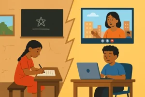 How digital divide affects rural education in India