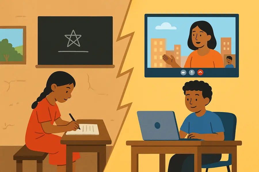 How the digital divide affects rural education in India