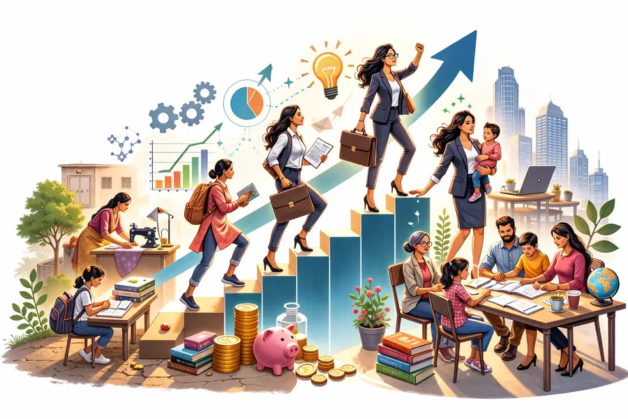 Role of Working Women in Social Mobility