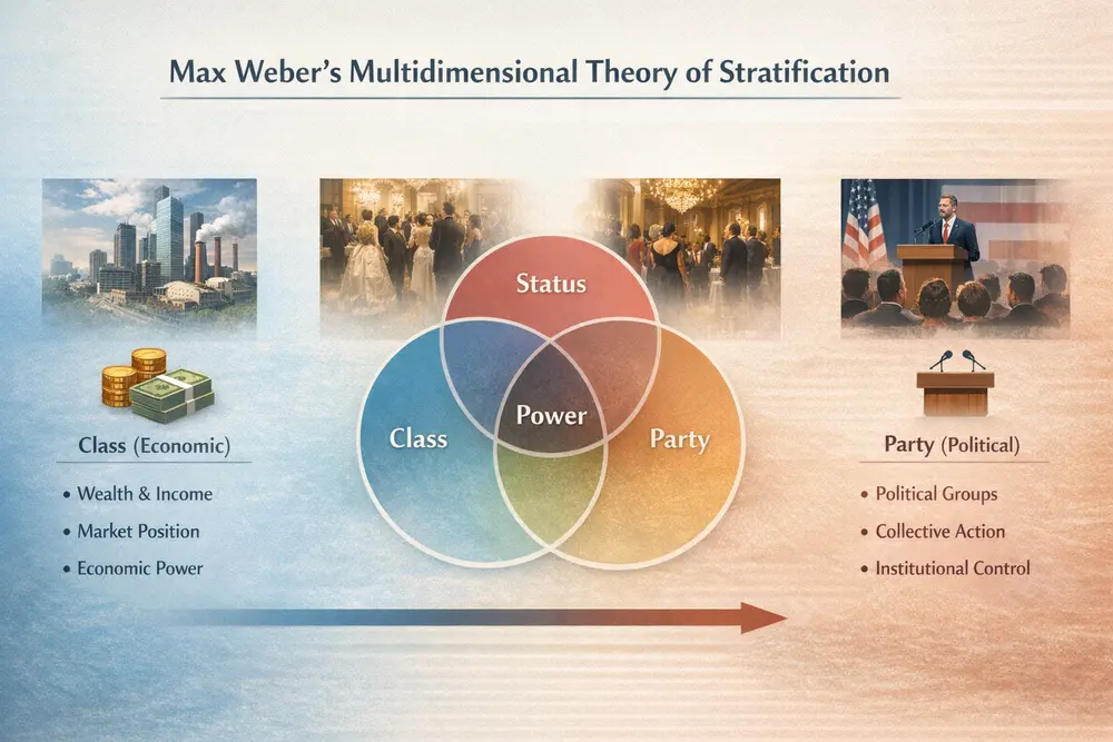 Max Weber’s Multidimensional Theory of Stratification