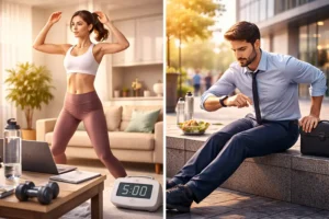 Snack-sized workouts on the go