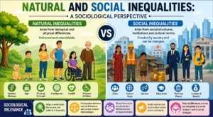 Natural vs social inequalities infographic