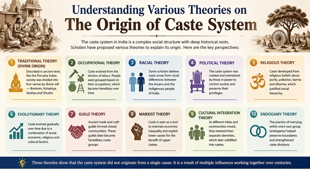 Understanding Various Theories on the Origin of Caste System
