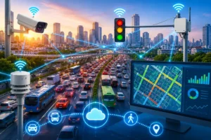IoT Sensors Solve Real-Time Urban Traffic Congestion