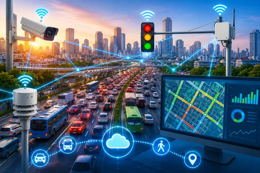 How IoT Sensors Solve Urban Traffic Congestion