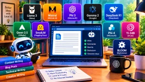 best local AI model for writing