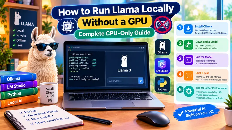 Run Llama Locally Without a GPU