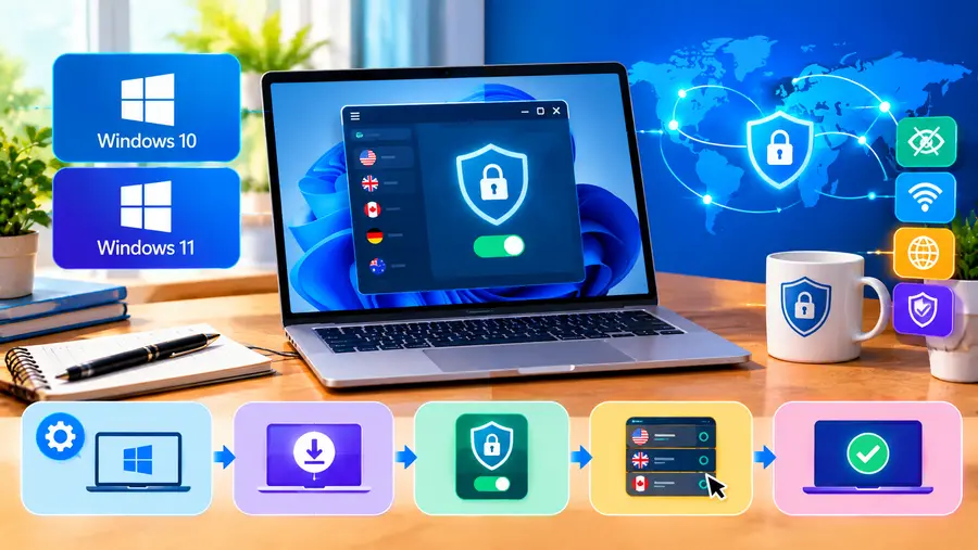 how to use a VPN on a laptop